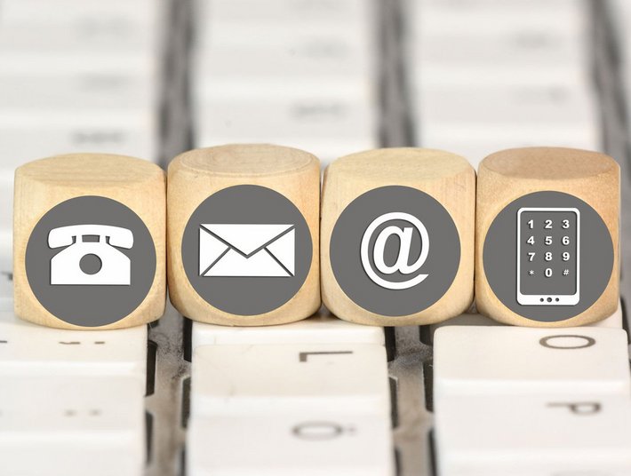 Kontakt-Icons (Foto: Marco2811 | fotolia.de) Kontakt-Icons