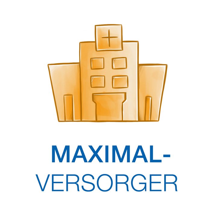 Icon Maximalversorger (Bild: Franziska Unglaub, Krankenhaus Barmherzige Brüder Regensburg) Icon Maximalversorger