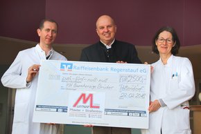 Spende Mukoviszidose (Foto: Krankenhaus Barmherzige Brüder Regensburg)