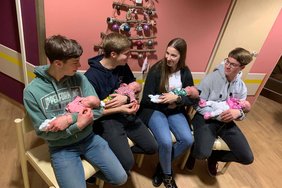 Unsere Vierlinge im Doppelpack (Foto: Bianca Dotzer)