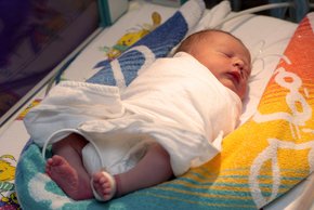Schlafendes Baby (Uwe Moosburger)