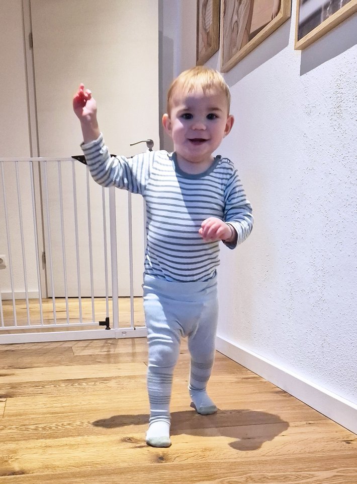 Emil entwickelt sich gut. (Foto: Nicole Schießl) Emil entwickelt sich gut.